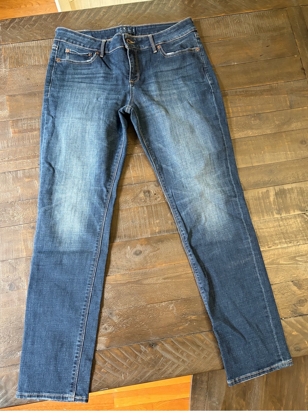 Women's Lucky Brand Lolita Skinny Jeans in Dark Blue Wash